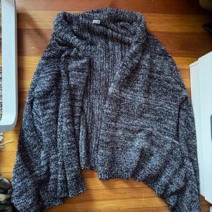 Cozy Black and Gray Women's Sweater